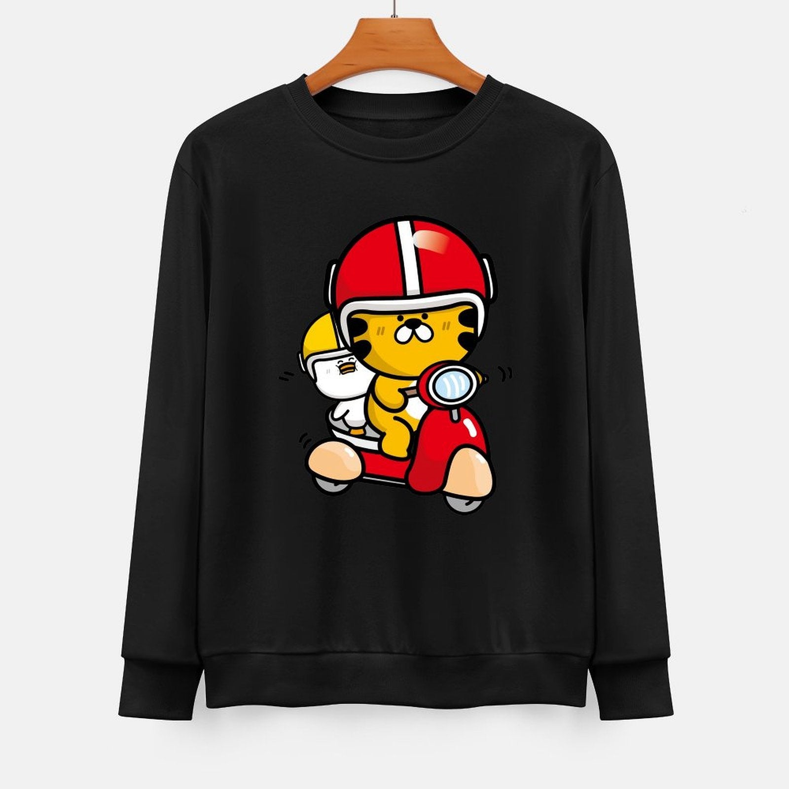 Front Patterned Long Sleeve TopEverydaySeries Design-Your-Own